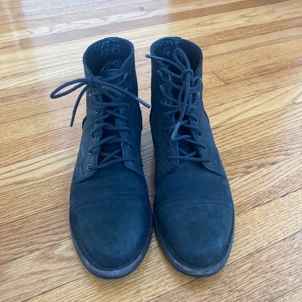 Captain Black Matte Thursday Boots - Women’s Size 8.5